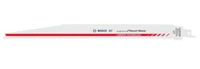 Bosch Professional Sabelsågblad S 1256 XHM Progressor för trä och metall (för trä och metall, 300 x 25 x 1,25 mm, tillbehör fram och återgående såg)