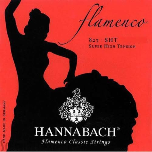 Corde per chitarra classica Hannabach Flamenco Serie 827 Super High Tension set di 3 corde alte Made in Germany - 8278SHT