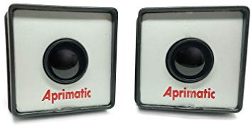 Aprimatic Par de fotocélulas para puerta de 24 Vdc/VaC para exterior e interior, montaje empotrado o columna, infrarrojo modulado, autoalineantes e impermeables