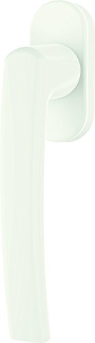 Fenstergriff Roto Line verkehrsweiß mit Schrauben Vierkantstift 7 x 43 mm