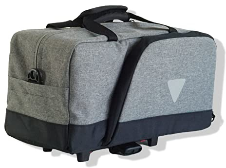 Vincita Nash Fahrrad-Kofferraumtasche – Universeller Schnellverschluss für alle Gepäckträger mit erweiterbaren Gepäckträgern und wasserdichtem Regenschutz, großes Fassungsvermögen,
