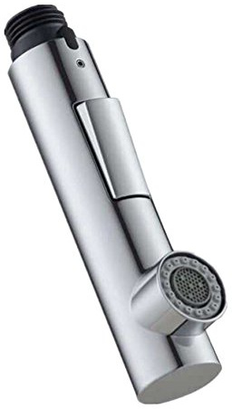 Cleme Sprühkopf Ersatzhahn Ausziehbare Handarmatur Chrom-Finish ABS-Material Duschkopf für Küche und Badezimmer (61011)