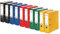 Original Falken 10er Pack PP-Color Kunststoff-Ordner. Made in Germany. 8 cm breit DIN A4 Vegan farbig sortiert zu je 2x schwarz, blau, rot, gelb, grün Aktenordner Briefordner Büroordner