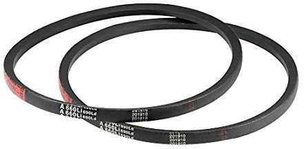 sourcing map A660 Keilriemen 660mm Innenumfang 13mm Obere Breite 8mm Dicke A-Profil-Gummiantriebsriemen Zahnriemen Flachriemen 2 Stück