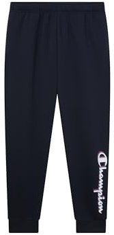 Champion Legacy Man - Pantalones Deportivos con Logotipo Grande para Hombre, Azul (Bs501), L