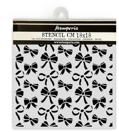 Stamperia - Spessi stencil per album di ritagli, album e bullet journals, classico Christmas, materiale flessibile, facile da pulire, perfetto per artigianato e regali (All You Need for Christmas,