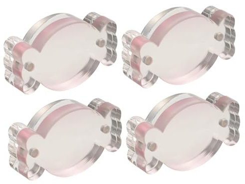 SEWACC Kartenetui Mit 4 Stabilen Sammelkarten Aus Acryl Keine Grate Sicher Für Die Hände