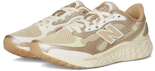 New Balance Women's Fresh Foam Arishi V4 Tiralux Running Shoe, Incense/Angora/Light Gold Metallic, 8.5 M