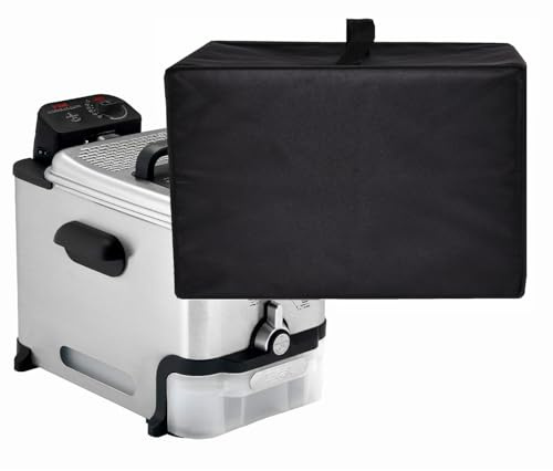 Deep Fryer Cover,Waterproof Heat-resistant,Compatible With T-fal 3.5L Oil Filtration FR702D51 Stainless Steel Deep Fryer