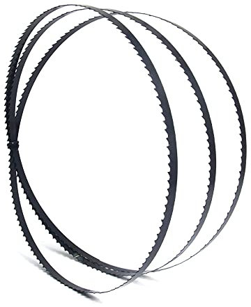 Hojas de sierra de cinta 2 uds 1575X6,35X0,35mm hoja de sierra de cinta 6 10 15 TPI herramientas de corte de madera for Total Ts730301 for leñador BS228 sierra de cinta for madera de 9(15 TPI)