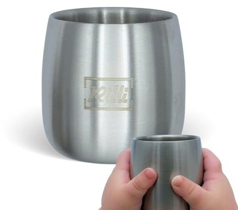 Rilli Edelstahl Becher für Babys, Trinklernbecher ab 6 Monaten