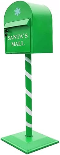 Heavy Iron Mailbox with Lock - Retro Floor-standing Drop Box for Home and Outdoor Use, Large Capacity Mailbox for Home Decoration