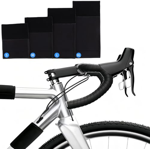 Kryolithm Protector Cuadro Bicicleta MTB Set de 4, Fundas de Neopreno para Transporte y Protección contra Arañazos Compatible con Cuadros de Carbono, MTB, E-Bikes, Bicicletas de Carretera