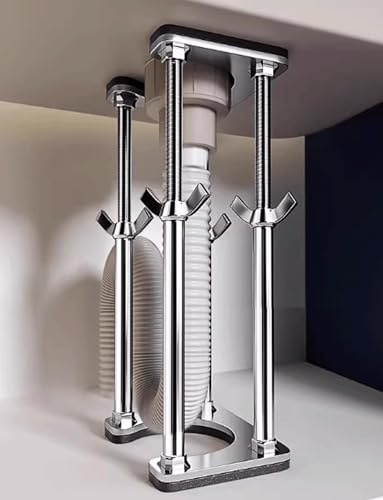 Undermount Sink Supports,Adjustable Height,Undercounter Basin Support Rod,Washbasin Bracket, for Bathroom, Height 56 to 66cm(6cm,High28-38cm)