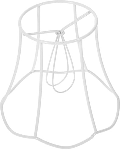 SAFIGLE Lampenschirmrahmen Aus Metall Robuster Diy Tischlampenrahmen Für Schreibtischlampe Vintage Lampenschirmhalterung Für Innenbeleuchtung Einfache Installation Und Individuelle Gestaltung
