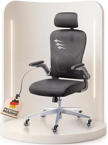 WINTONCOVE Gawain Bürostuhl Ergonomisch [VERGLEICHSIEGER] Drehstuhl 150kg | Schreibtischstuhl Ergonomisch | Komfortabler Gaming Stuhl | Bürostuhl Testsieger für höchsten Komfort und Ergonomie