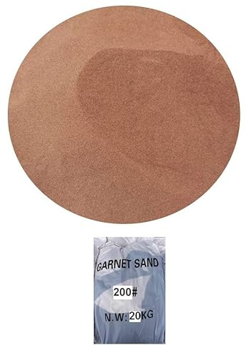 Garnet Mesh 200A+ Sabbia Abrasiva 20 kg per sabbiatura aeroscrub
