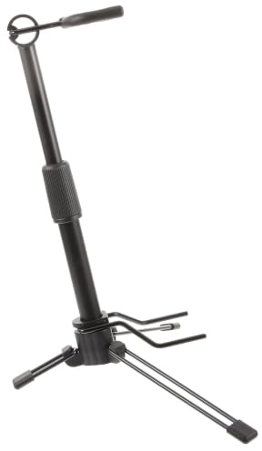 Zerodeko Adjustable Foldable Digital Wind Instrument Stand Black Iron Aerophone Holder with Stable Design Corrosion-resistant Metal Rack for Secure Instrument Placement