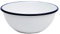 6 x Olympia smaltata pudding Bowl 155mm 5.5 (dia) piatto in acciaio INOX da cucina