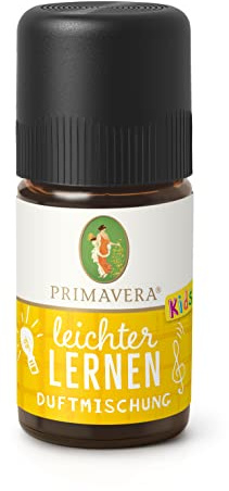 PRIMAVERA Kids Leichter Lernen Duftmischung 5 ml - Aromaöl, Duftöl, ätherisches Öl, Aromatherapie - konzentrationsfördernd, motivierend - vegan