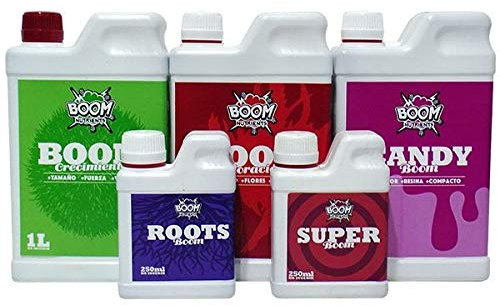 Boom Nutrients Complete Soil Fertilizer Kit - 1L + 250ml