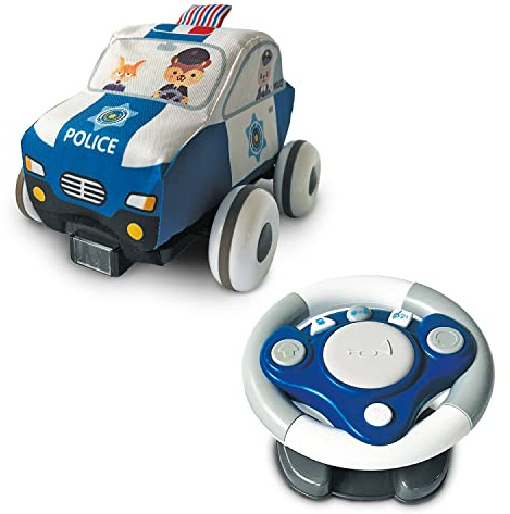 Mondo 63736 Polizia Toys - Machine de police Soft Sponge, lavable, télécommande incluse, 18 MIDIS-63736, multicolore