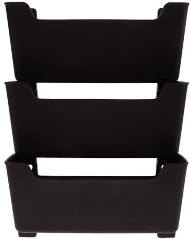 VILLCASE 1satz Wandmontierter Dokumentenhalter Organizer Für Briefe Und Magazine Für Büro Und Zuhause Transparenter Farbe Fächer Kaffee