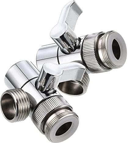 HOMSFOU 2 Pièces inverseur de robinet tuyau de machine à laver adaptateur de robinet terie de cuisine pièces de s raccord de tuyau d'évier pour fixation du