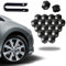 COYUN 20 piezas cubierta de tuerca de coche, tapas para tuercas de rueda, con herramienta de desmontaje, tapón hexagonal, 17mm