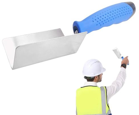 Cazzuola angolare per cartongesso, spatola angolare per cartongesso, strumento per intonaco interno ed esterno per soffitti in cartongesso, strumento portatile per cazzuola Betonpure per pareti e