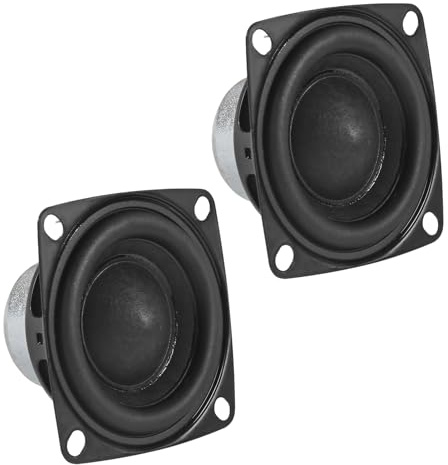 JUZITAO 2 st 2 tum 2 tum 4Ohm 10 W full räckvidd ljudhögtalare stereo högtalare 10 W 4 ohm bas liten högtalare med fixeringshål