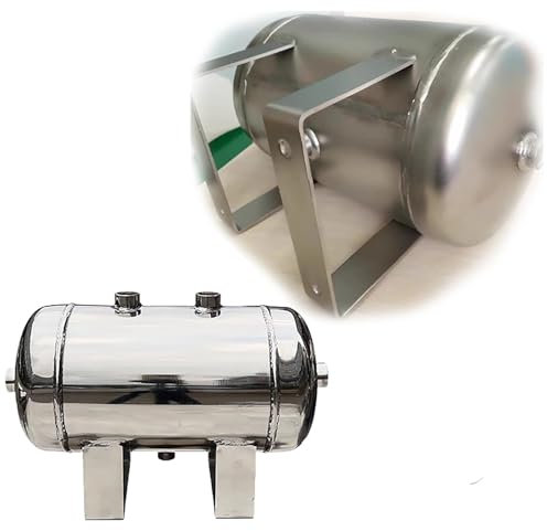 YLLFFLL 10 Gallon Air Storage Tank, 50 20 30 40 Liter Air Ride Receiver Tank Auxiliary Gas Containers Air Tools, Large Small Horizontal High Pressure Air Tanks, Commercial Home(Set of 4,13.2Gal/50L)