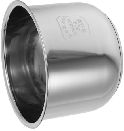 CATIEBYE Olla Interior Arrocera 2,5l Acero Inoxidable Duradero Distribución Rápida Calor para Cocinar Vapor Hervir Hogares Oficinas Accesorio Repuesto