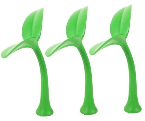 HORIALENCE 3pcs Car Sprout Decal Sticker Cute Roof Decoration Car Bumper Stickers Accessories Exterior Bean Sprout Decoration
