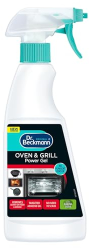 Oven & Grill Power Gel Spray 375ml - No Pungent Odour Removes Tough Burnt On Food from Barbecues, Frying Pans and Fireplace Screens