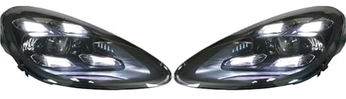 UMDJJU Per Cayenne Headlight 958.1 958.2 2011-2018 2021 LED Matrix Headlights Proiettore Lente Faro 2 Pezzi Luci Auto Fari Principali Anteriori