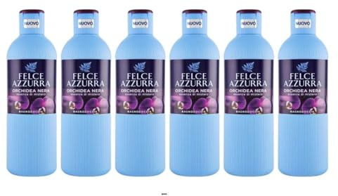 Felce Azzurra Bagnodoccia, Orchidea Nera, 650 ml + italy shop keyring