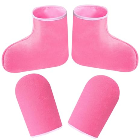 GALPADA Guanti per Paraffina Termica per Mani e Piedi Accessori per Spa Cera di Paraffina Guanti Isolati per Trattamento per Uso Professionale e Domestico