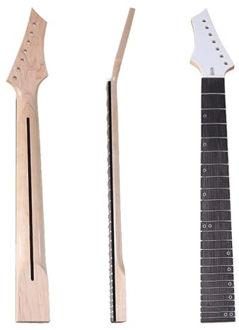 Mástil de guitarra DIY Accesorios profesionales para guitarra de bricolaje de 7 cuerdas 24 trastes de arce para zurdos