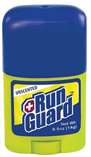 RunGuard hudskyddsmedel rese-hudskyddspinne, skydd mot sårskavning, blåsor och hudirritation på fötter, lår, armar, bröstvårtor, 15 g (1-pack)
