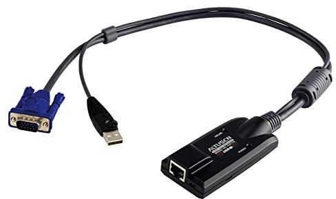ATEN KA7170・VGA・Schwarz・RJ-45・Männlich/Weiblich・Kunststoff・100 g (14.01.6025)
