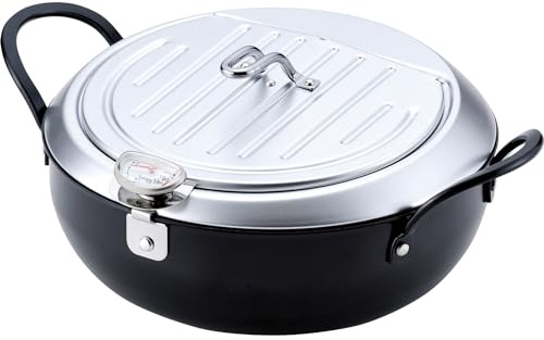 Iron lid with deep fryer 24cm TM-9090 (Japan import / The package and the manual are written in Japanese)