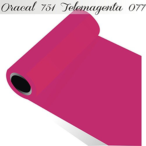 Möbelfolie selbstklebend - High Performance 5m Rolle 118 glänzende Farben, 50 cm Höhe telemagenta - 077 - Küchenschränke, Dekoration, Autobeschriftung, Wandschutzfolie, Möbel, Aufkleber, Küche, Bad -
