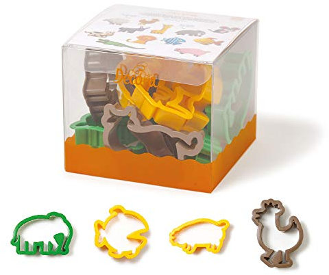 Decora 0255501 Set 12 CORTADORES Animales Surtidos