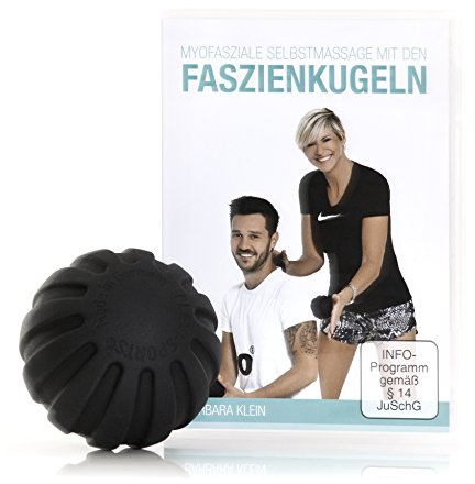 FLEXI-SPORTS® Faszienkugel inkl. DVD Myofasziale Selbstmassage mit den Faszienkugeln