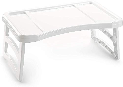 Viscio Trading - Vassoio da Letto, Bianco, 33 x 51 x 23.5 cm, 1 unità