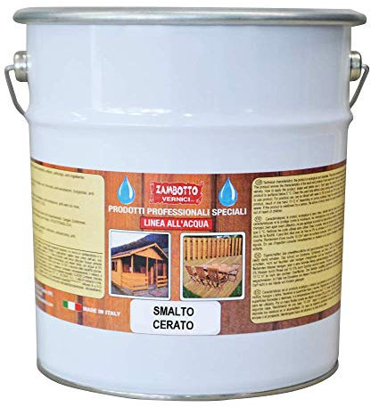 Wasserbasierter Wachslack für Holz, für Innen- und Außenbereich von 0,75 bis 5 Liter (220 - Schwarz, 2,5 l)