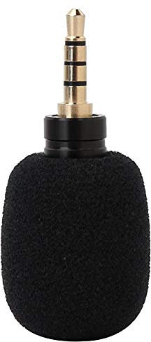 EBTOOLS Microphone For Laptop - 3.5mm Microphone Replacement for Cell Phone,Mini Microphone Portable 3.5mm Jack Plug Replacement for Mobile Smart Phone EY-630A(Four Pole)