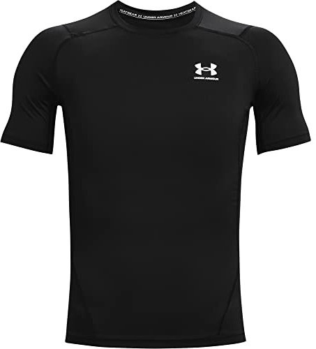 Under Armour Herr T-Shirt Couche De Base Heatgear, Black, XXL