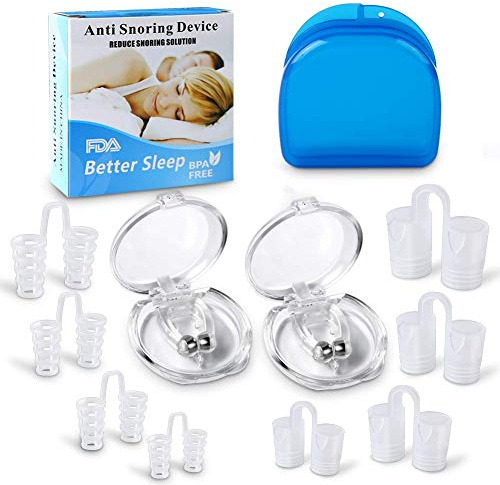 Antironquidos Clip Nasal Magnético, Anti Ronquidos eficaz Dilatador Nasal Nariz Clip Stopper Anti ronquido Stop Ronquidos Anti Ronquidos Dilatador Nasal para Ayudar a Dormir Mejor (10 Piezas)